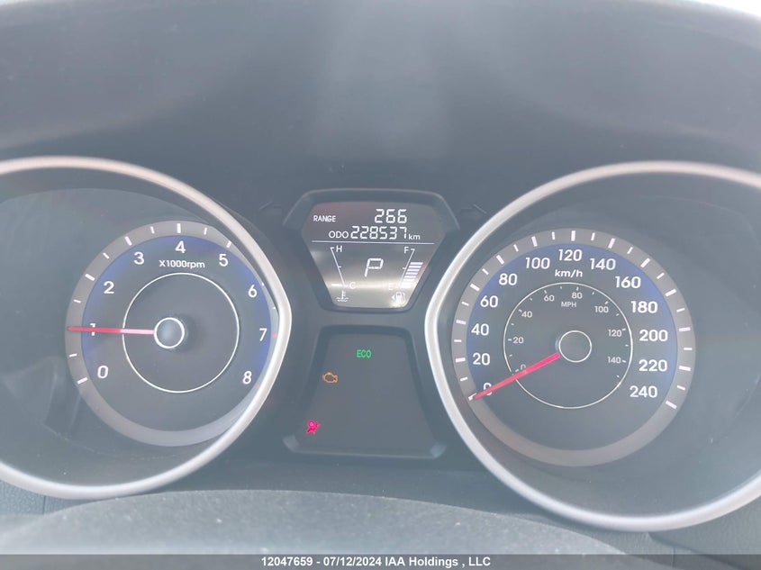 2013 Hyundai Elantra Gls VIN: KMHDH6AE0DU016748 Lot: 12047659