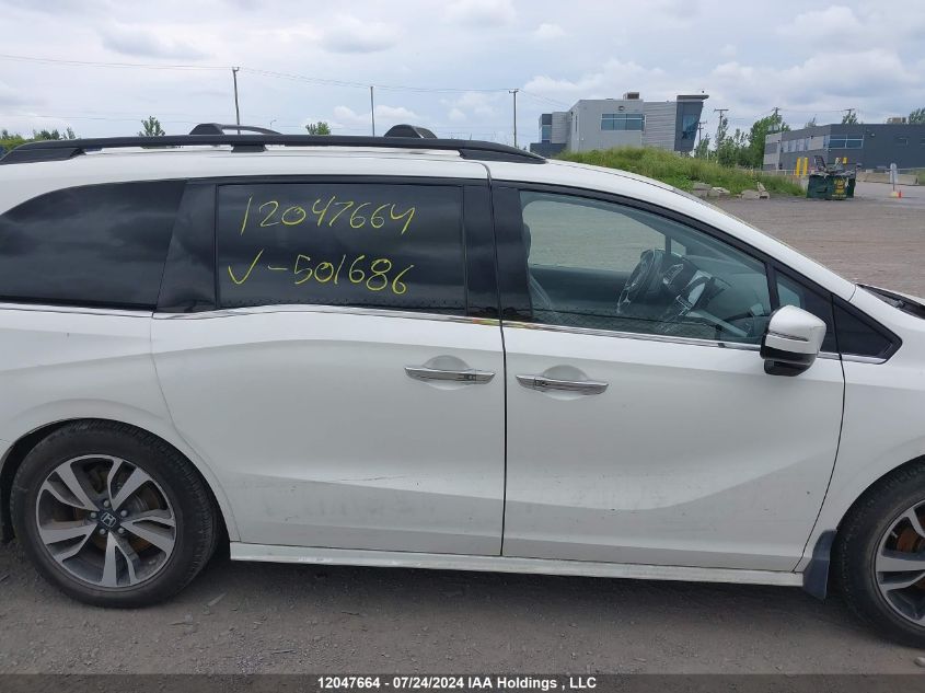 2019 Honda Odyssey VIN: 5FNRL6H8XKB501686 Lot: 12047664