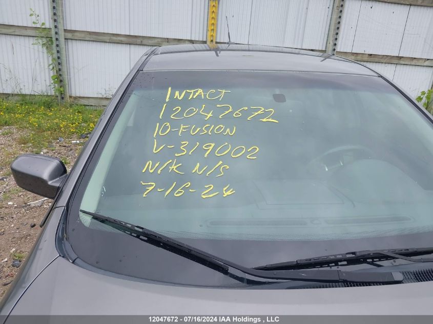 2010 Ford Fusion VIN: 3FAHP0JA1AR319002 Lot: 12047672