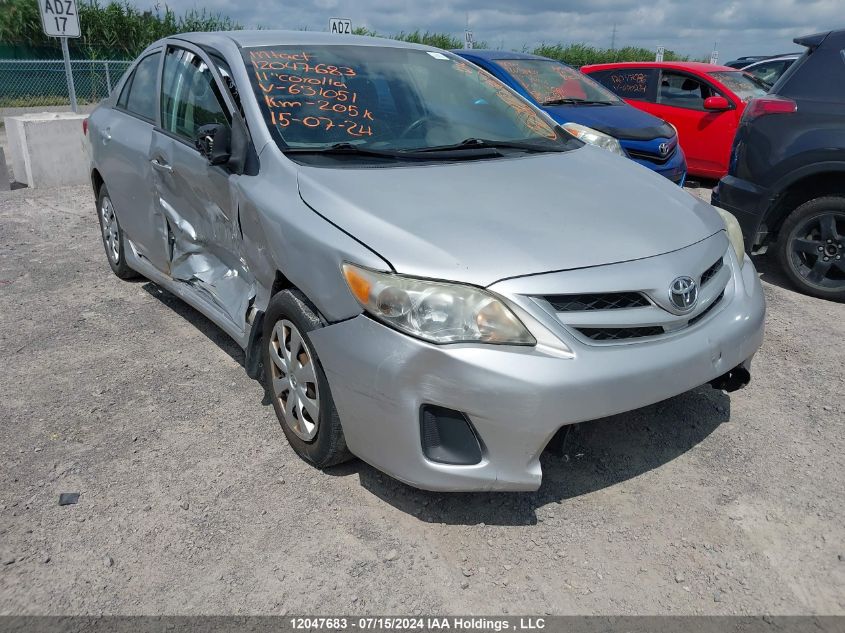 2011 Toyota Corolla VIN: 2T1BU4EE1BC631051 Lot: 12047683