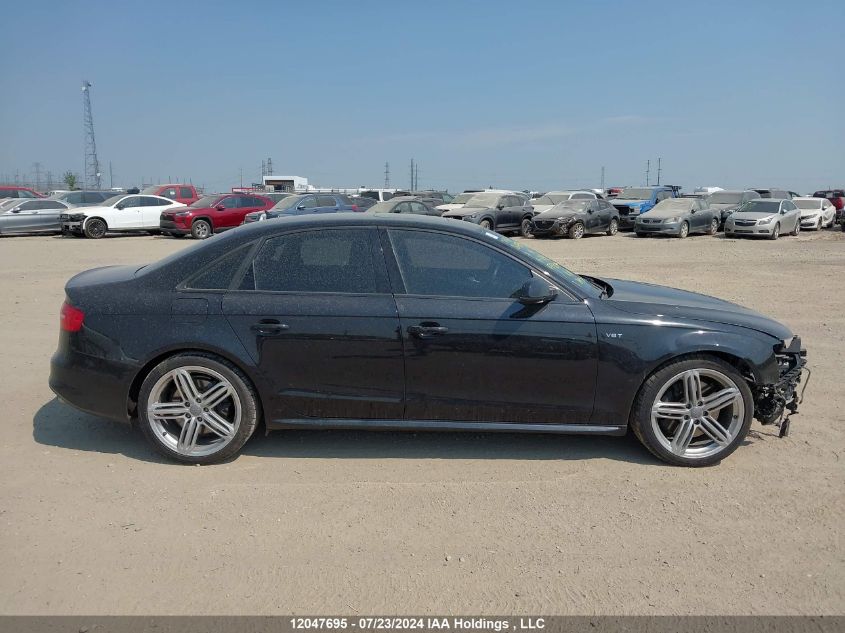 2014 Audi S4 VIN: WAUFGCFL3EA105798 Lot: 12047695