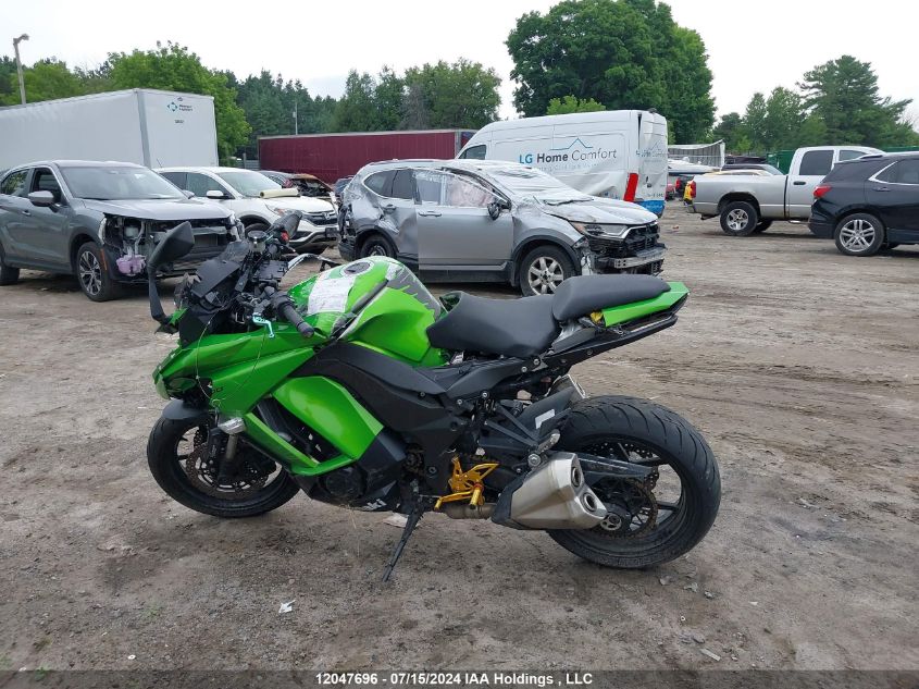 2014 Kawasaki Zx1000 M VIN: JKAZXCM15EA001079 Lot: 12047696