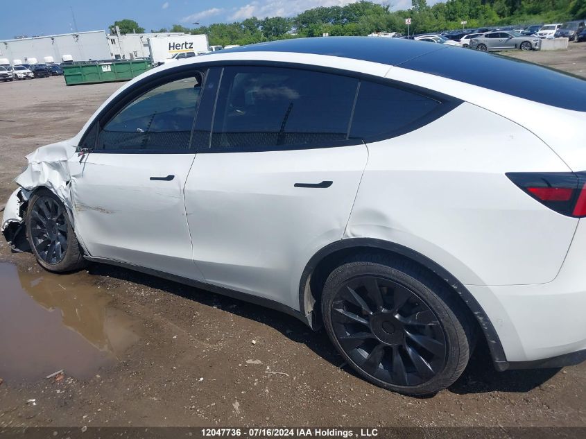 2022 Tesla Model Y VIN: 7SAYGAEE4NF532615 Lot: 12047736