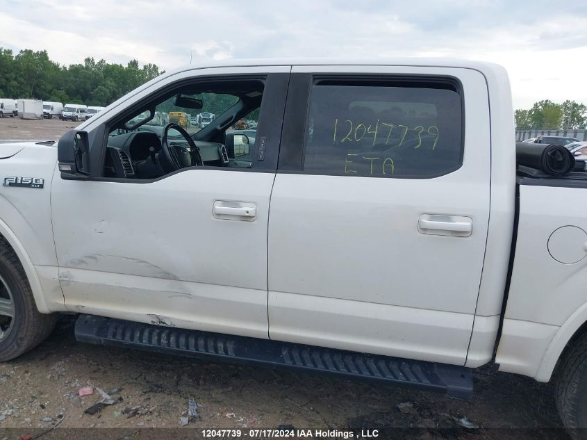 2019 Ford F150 Supercrew VIN: 1FTEW1E44KFD47689 Lot: 12047739