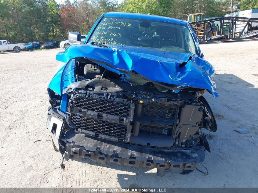 2022 Ram 1500 Classic Tradesman VIN: 1C6RR7KG5NS244763 Lot: 12047748