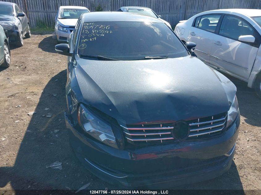 2018 Volkswagen Passat VIN: 1VWAA7A32JC033016 Lot: 12047756