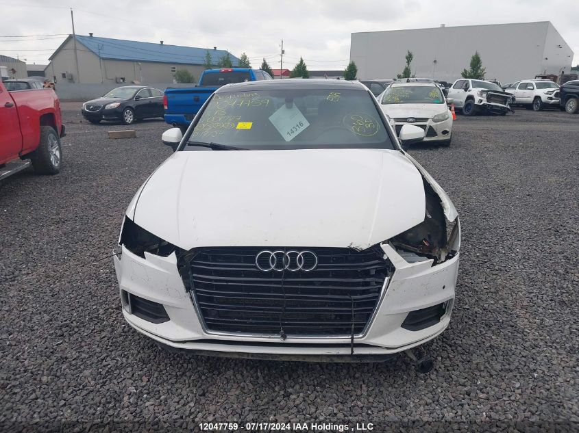 2018 Audi A3 Premium VIN: WAUB8GFF6J1001927 Lot: 12047759