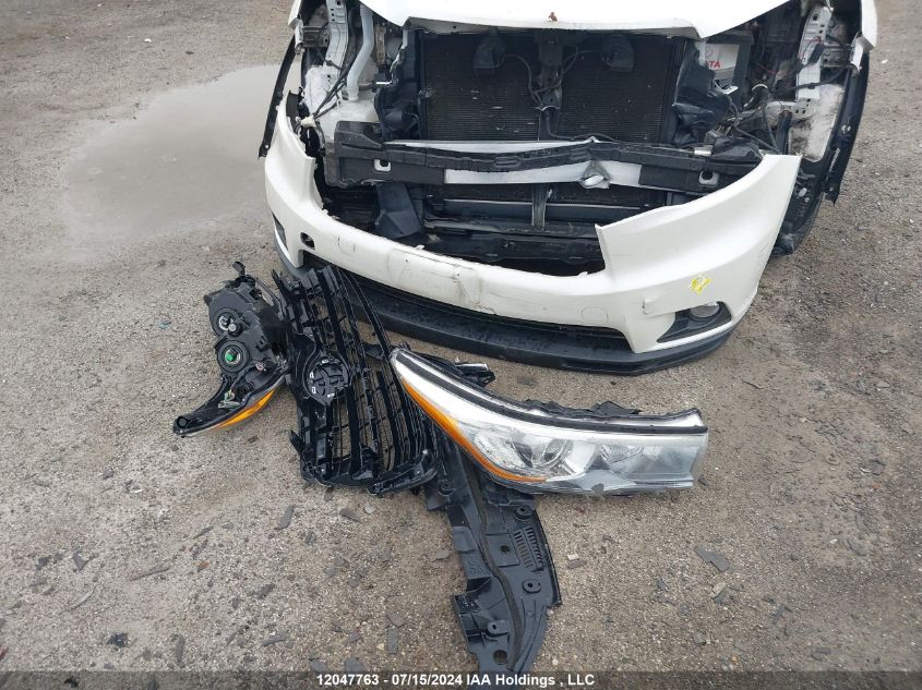 2015 Toyota Highlander Limited/Ltd Platinum VIN: 5TDDKRFH9FS175544 Lot: 12047763