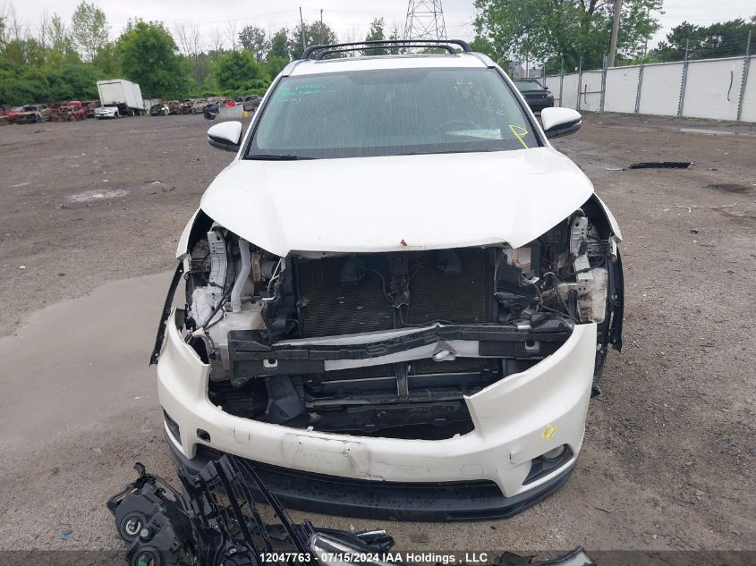 2015 Toyota Highlander Limited/Ltd Platinum VIN: 5TDDKRFH9FS175544 Lot: 12047763