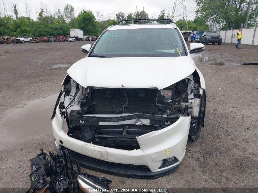 2015 Toyota Highlander Limited/Ltd Platinum VIN: 5TDDKRFH9FS175544 Lot: 12047763