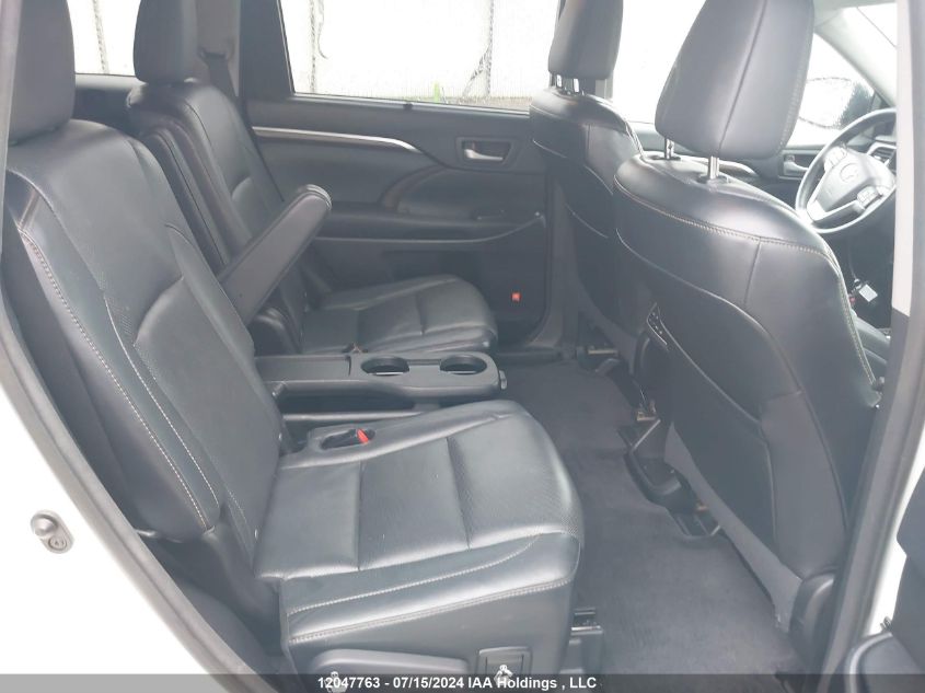 2015 Toyota Highlander Limited/Ltd Platinum VIN: 5TDDKRFH9FS175544 Lot: 12047763