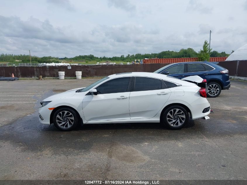 2020 Honda Civic Ex VIN: 2HGFC2F7XLH019111 Lot: 12047772