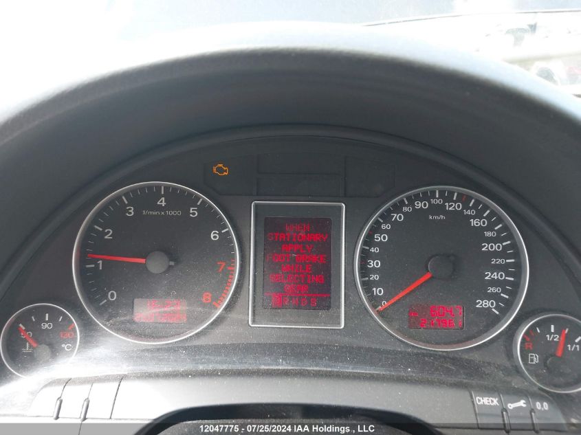 2006 Audi A4 VIN: WAUKF78E26A206355 Lot: 12047775