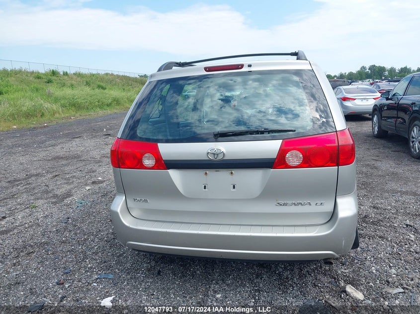 2008 Toyota Sienna Ce VIN: 5TDZK29C78S186672 Lot: 12047793