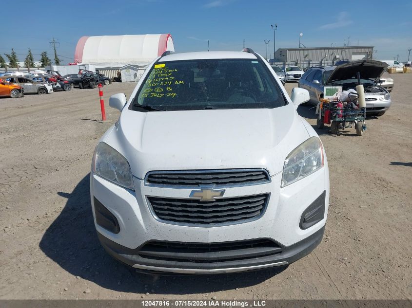 2014 Chevrolet Trax 1Lt VIN: 3GNCJPSBXEL161295 Lot: 12047816