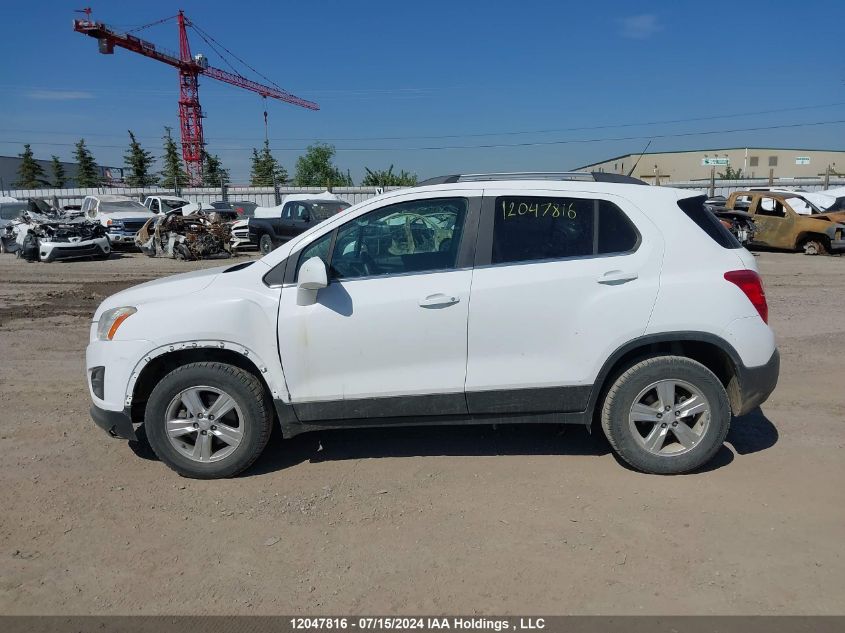 2014 Chevrolet Trax 1Lt VIN: 3GNCJPSBXEL161295 Lot: 12047816