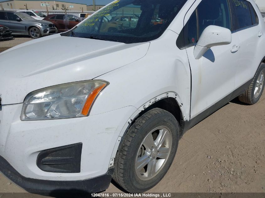 2014 Chevrolet Trax 1Lt VIN: 3GNCJPSBXEL161295 Lot: 12047816
