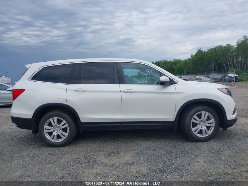 2018 Honda Pilot Lx VIN: 5FNYF6H25JB503407 Lot: 12047829