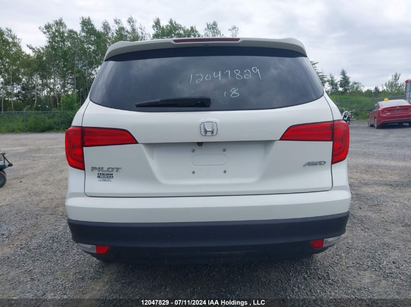 2018 Honda Pilot Lx VIN: 5FNYF6H25JB503407 Lot: 12047829