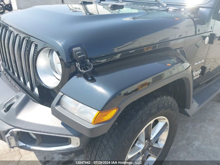 2019 Jeep Wrangler Unlimited Sahara VIN: 1C4HJXEG0KW541323 Lot: 12047842