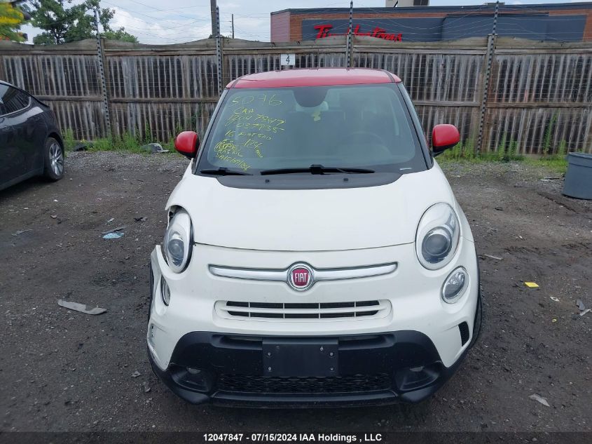 2016 Fiat 500L Trekking VIN: ZFBCFADH4GZ037935 Lot: 12047847