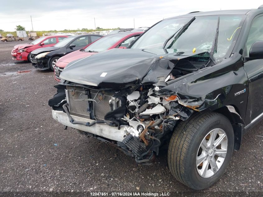 2012 Toyota Highlander Hybrid Hybrid VIN: JTEBC3EH0C2006658 Lot: 12047851