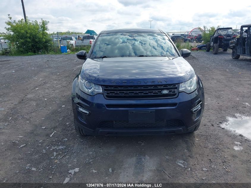 2016 Land Rover Discovery Sport VIN: SALCT2BGXGH545072 Lot: 12047876