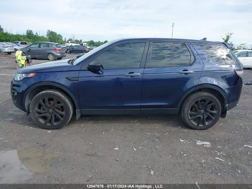 2016 Land Rover Discovery Sport VIN: SALCT2BGXGH545072 Lot: 12047876