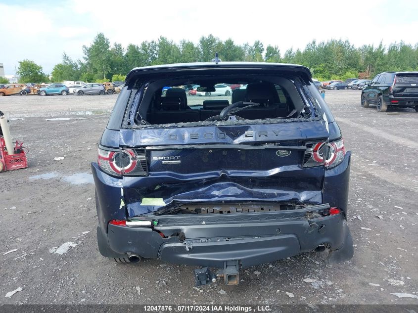 2016 Land Rover Discovery Sport VIN: SALCT2BGXGH545072 Lot: 12047876