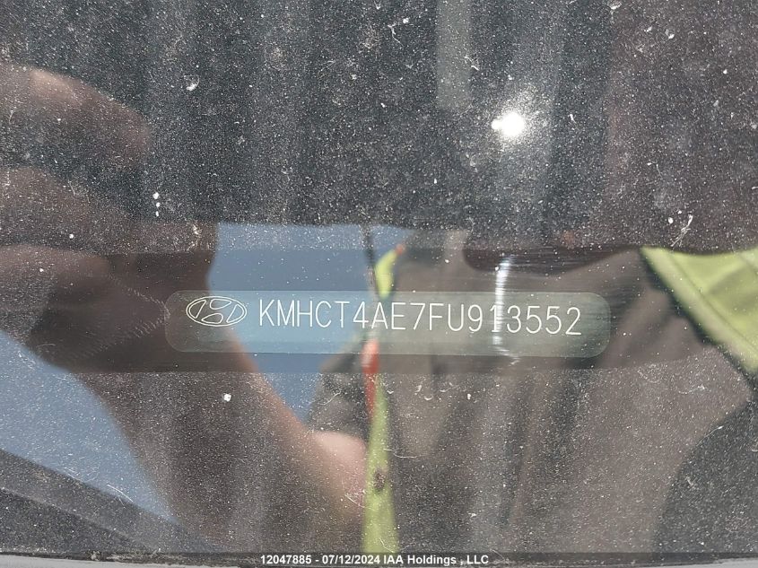 2015 Hyundai Accent Gl VIN: KMHCT4AE7FU913552 Lot: 12047885