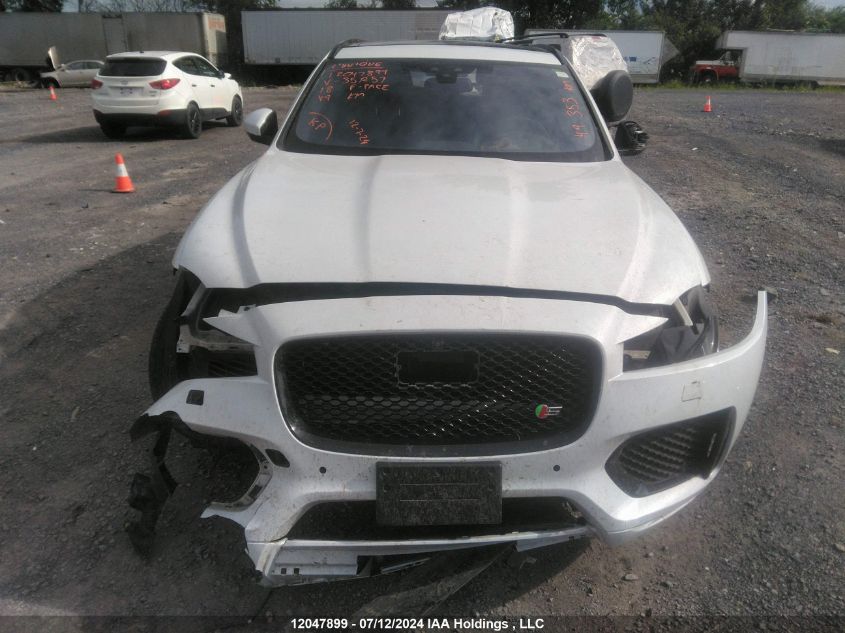 2018 Jaguar F-Pace VIN: SADCM2FV3JA351257 Lot: 12047899