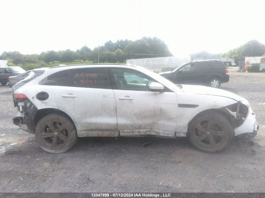 2018 Jaguar F-Pace VIN: SADCM2FV3JA351257 Lot: 12047899