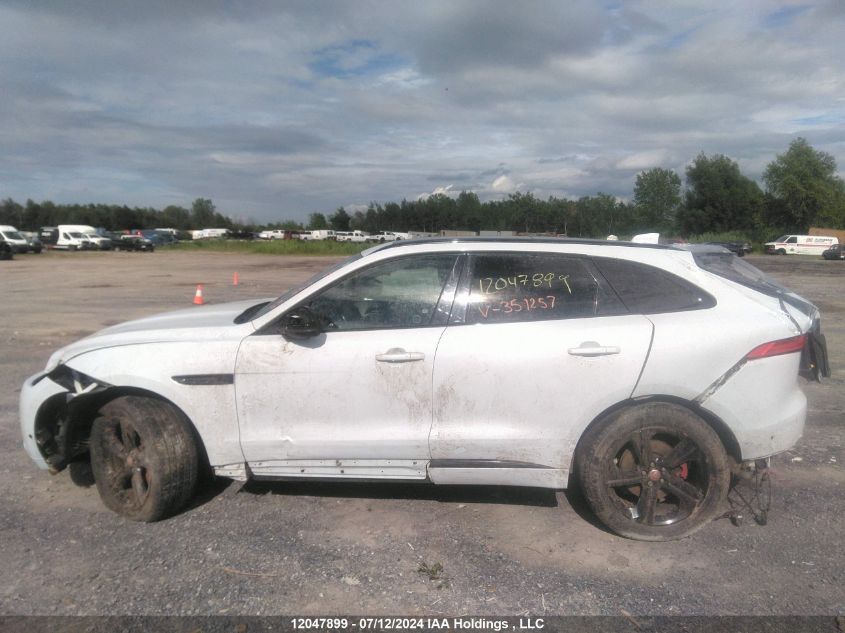 2018 Jaguar F-Pace VIN: SADCM2FV3JA351257 Lot: 12047899