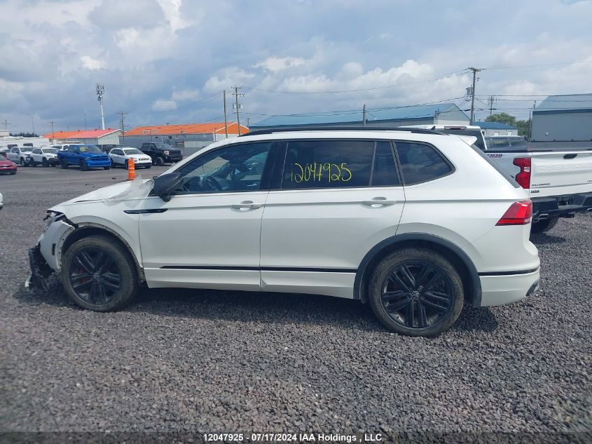 2022 Volkswagen Tiguan Se R-Line Black VIN: 3VV8B7AX5NM058502 Lot: 12047925