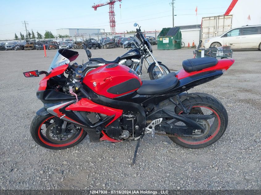 2007 Suzuki Gsx-R600 VIN: JS1GN7DAX72110462 Lot: 12047938