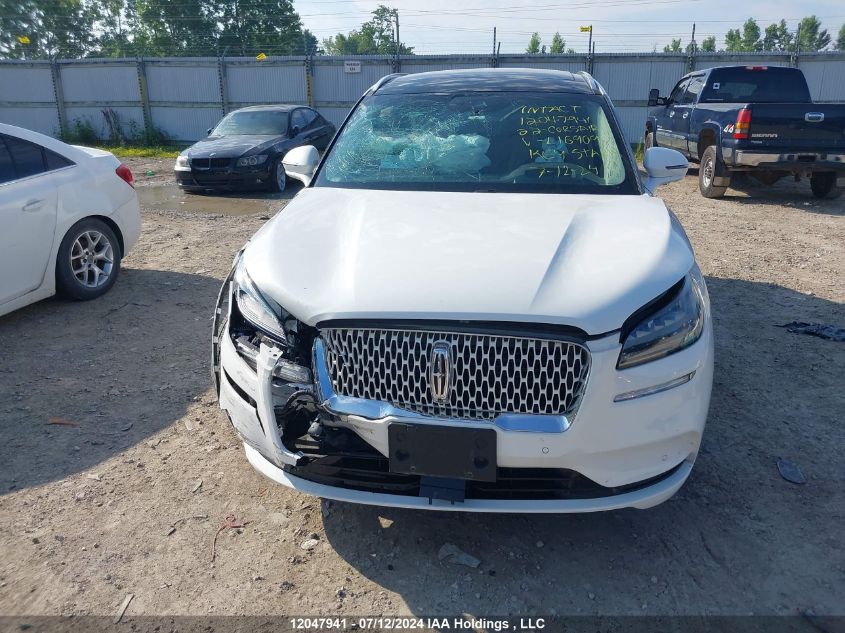 2022 Lincoln Corsair VIN: 5LMCJ2D90NUL16909 Lot: 12047941