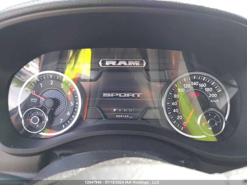 2021 Ram 1500 Sport VIN: 1C6SRFVT7MN611213 Lot: 12047948