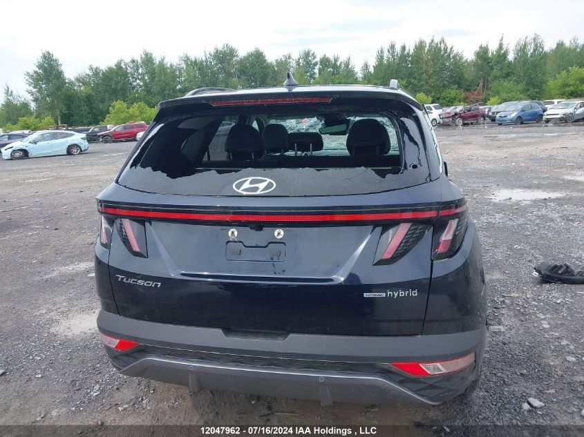 2022 Hyundai Tucson Luxury Hybrid Awd VIN: KM8JCCA18NU020951 Lot: 12047962