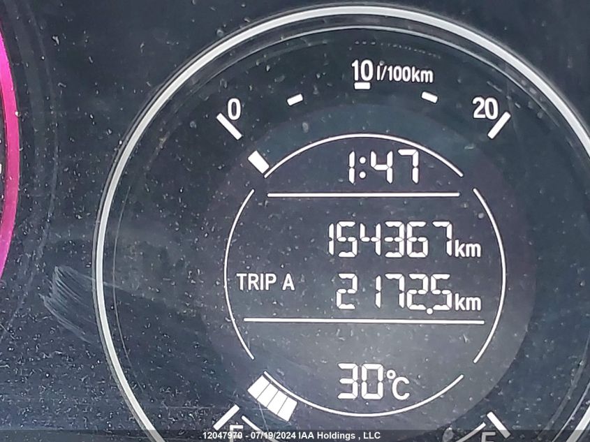 2016 Honda Hr-V VIN: 3CZRU5G53GM102016 Lot: 12047970