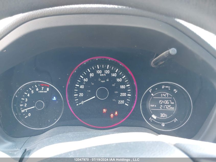 2016 Honda Hr-V VIN: 3CZRU5G53GM102016 Lot: 12047970