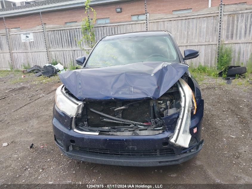 2016 Toyota Highlander Le VIN: 5TDBKRFH6GS291907 Lot: 12047975