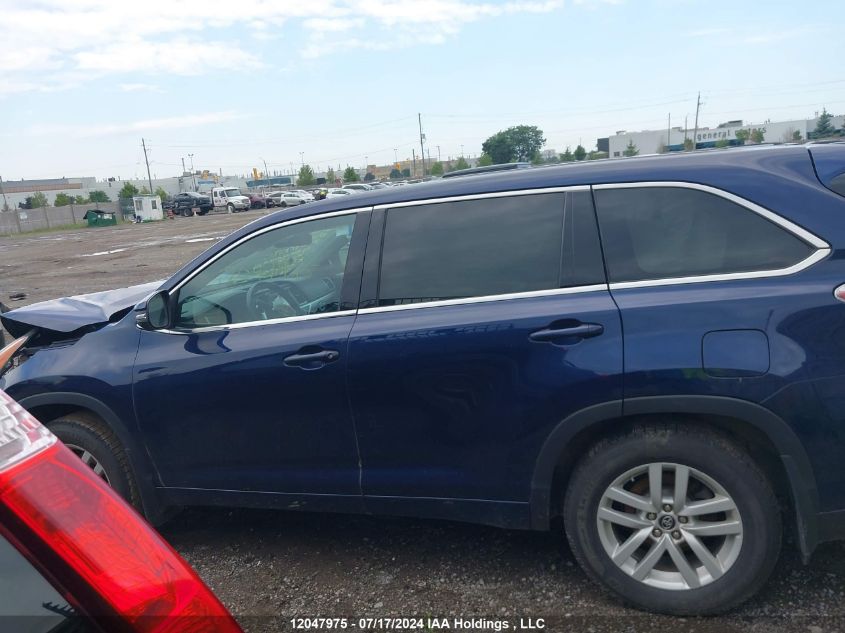 2016 Toyota Highlander Le VIN: 5TDBKRFH6GS291907 Lot: 12047975