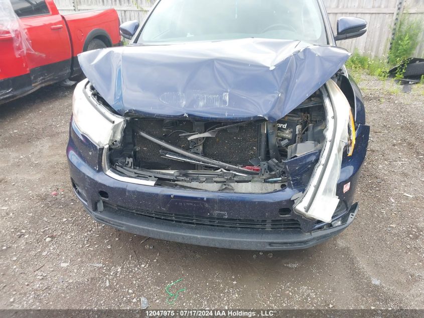 2016 Toyota Highlander Le VIN: 5TDBKRFH6GS291907 Lot: 12047975