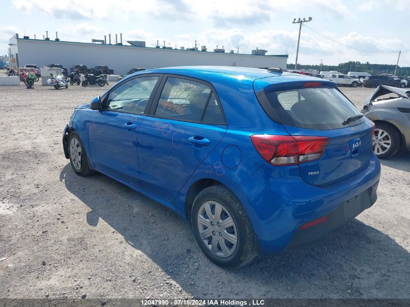 2022 Kia Rio 5-Door VIN: 3KPA25AD2NE478528 Lot: 12047990