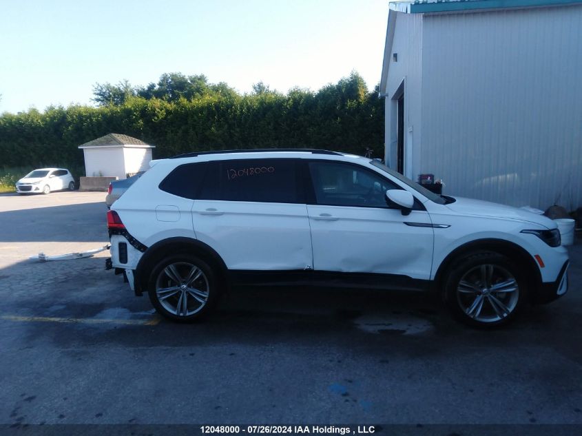 2022 Volkswagen Tiguan S VIN: 3VV0B7AX6NM121765 Lot: 12048000