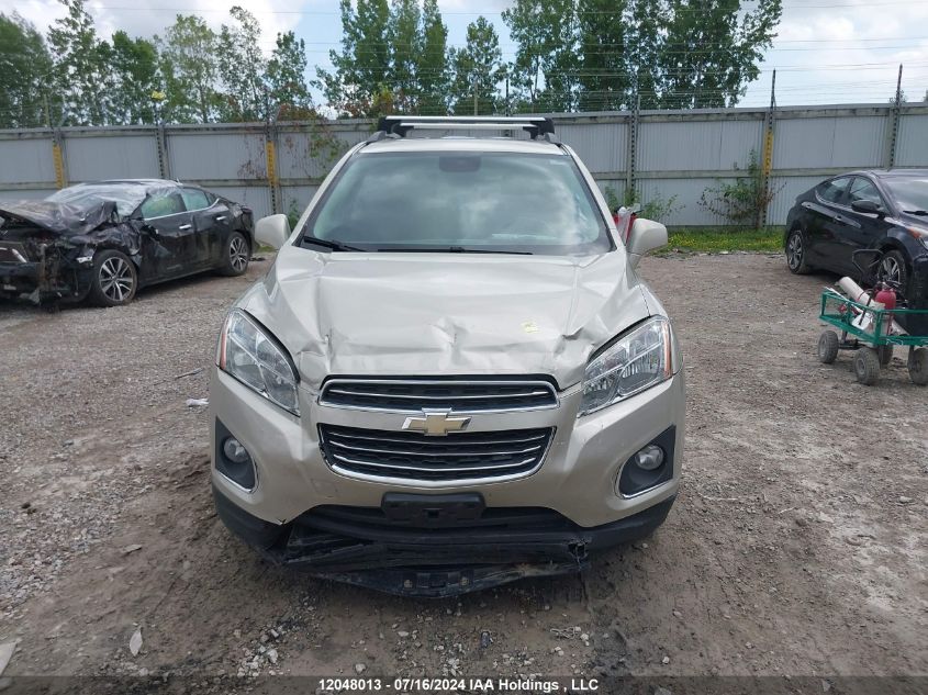 2016 Chevrolet Trax VIN: 3GNCJRSB7GL272191 Lot: 12048013