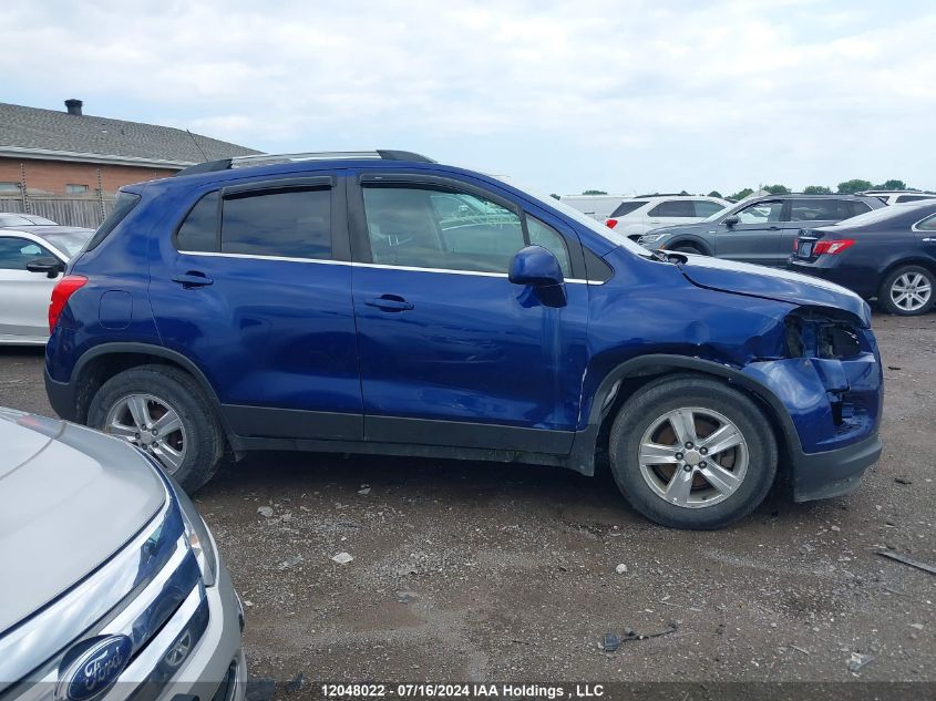 2016 Chevrolet Trax VIN: 3GNCJLSB0GL274314 Lot: 12048022