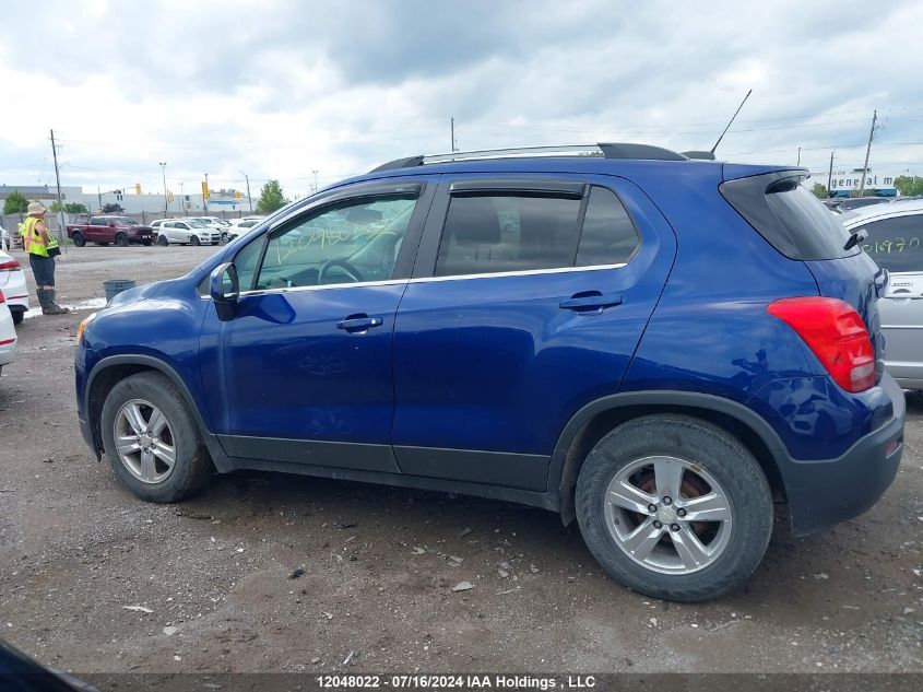 2016 Chevrolet Trax VIN: 3GNCJLSB0GL274314 Lot: 12048022