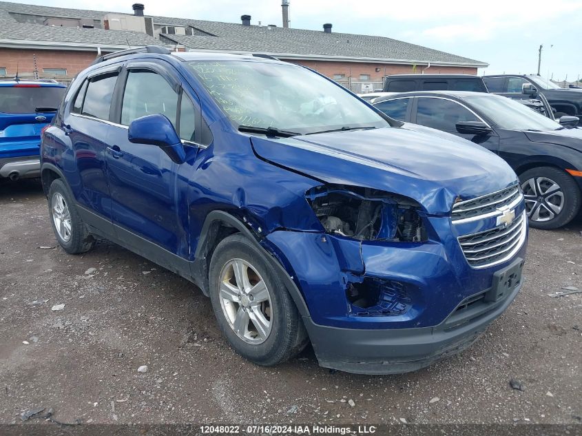 2016 Chevrolet Trax VIN: 3GNCJLSB0GL274314 Lot: 12048022