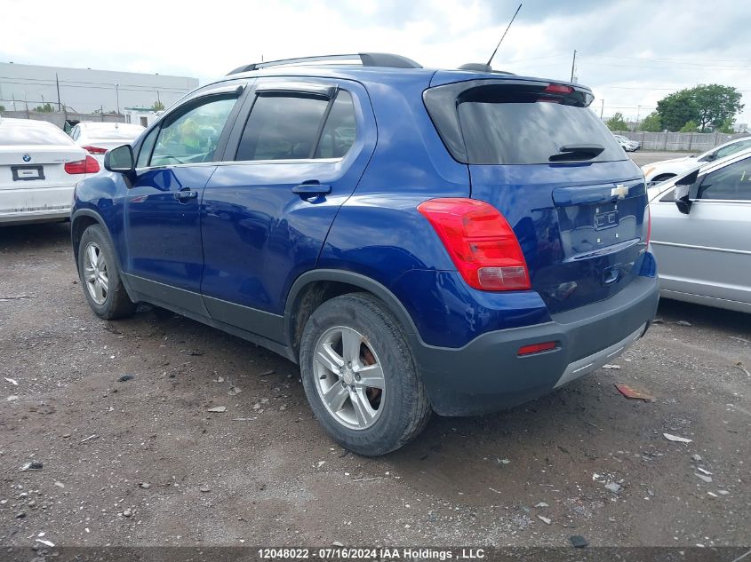 2016 Chevrolet Trax VIN: 3GNCJLSB0GL274314 Lot: 12048022